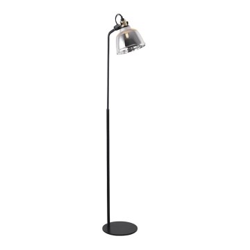 Candeeiro de chão ASGARD 1xE27/11W/230V cinzento/preto/dourado