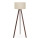 Candeeiro de chão AYD 1xE27/60W/230V bege/castanho