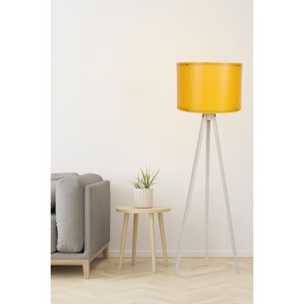 Candeeiro de chão AYD 1xE27/60W/230V laranja/bege