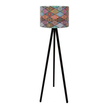 Candeeiro de chão AYD 1xE27/60W/230V multicolor/preto