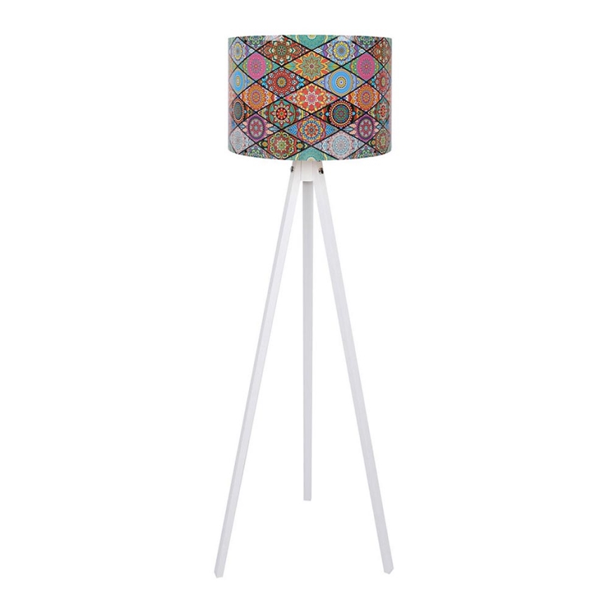 Candeeiro de chão AYD 1xE27/60W/230V multicolorido/branco