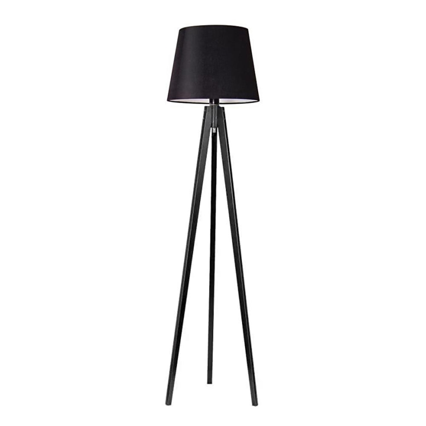 Candeeiro de chão CONE 1xE27/60W/230V wenge preto