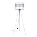 Candeeiro de chão CORAL 1xE27/60W/230V branco/cromado mate