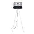 Candeeiro de chão CORAL 1xE27/60W/230V branco/preto/cinzento/cromado mate