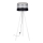 Candeeiro de chão CORAL 1xE27/60W/230V branco/preto/cinzento/cromado mate