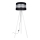 Candeeiro de chão CORAL 1xE27/60W/230V branco/preto/cromado mate