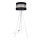 Candeeiro de chão CORAL 1xE27/60W/230V branco/preto/dourado
