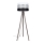 Candeeiro de chão CORAL 1xE27/60W/230V castanho/preto/branco/cromado mate