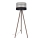 Candeeiro de chão CORAL 1xE27/60W/230V castanho/preto/cinzento/dourado