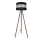 Candeeiro de chão CORAL 1xE27/60W/230V castanho/preto/dourado