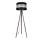 Candeeiro de chão CORAL 1xE27/60W/230V castanho/preto/dourado