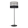 Candeeiro de chão CORAL 1xE27/60W/230V preto/cinzento