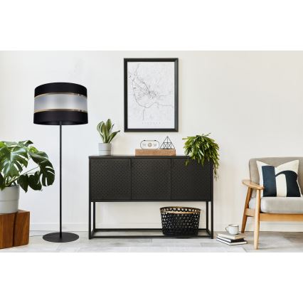 Candeeiro de chão CORAL 1xE27/60W/230V preto