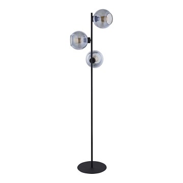 Candeeiro de chão CUBUS 3xE27/60W/230V preto