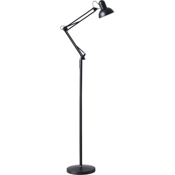 Candeeiro de chão flexível AURIQ 1xE27/60W/230V 184 cm preto