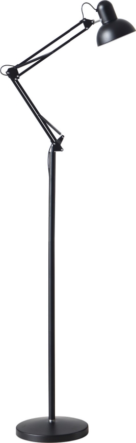 Candeeiro de chão flexível AURIQ 1xE27/60W/230V 184 cm preto