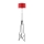 Candeeiro de chão FLOAT 1xE27/60W/230V vermelho