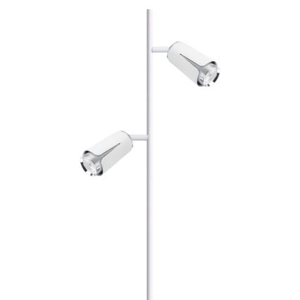 Candeeiro de chão FLOR 2xGU10/8W/230V branco