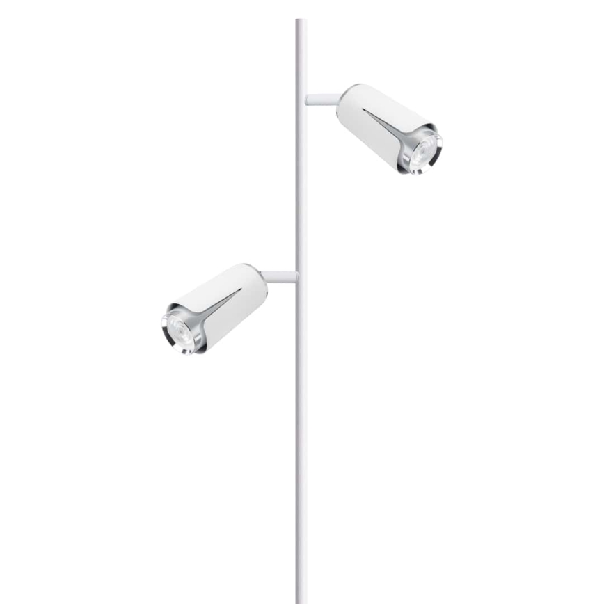 Candeeiro de chão FLOR 2xGU10/8W/230V branco