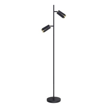 Candeeiro de chão FLOR 2xGU10/8W/230V preto