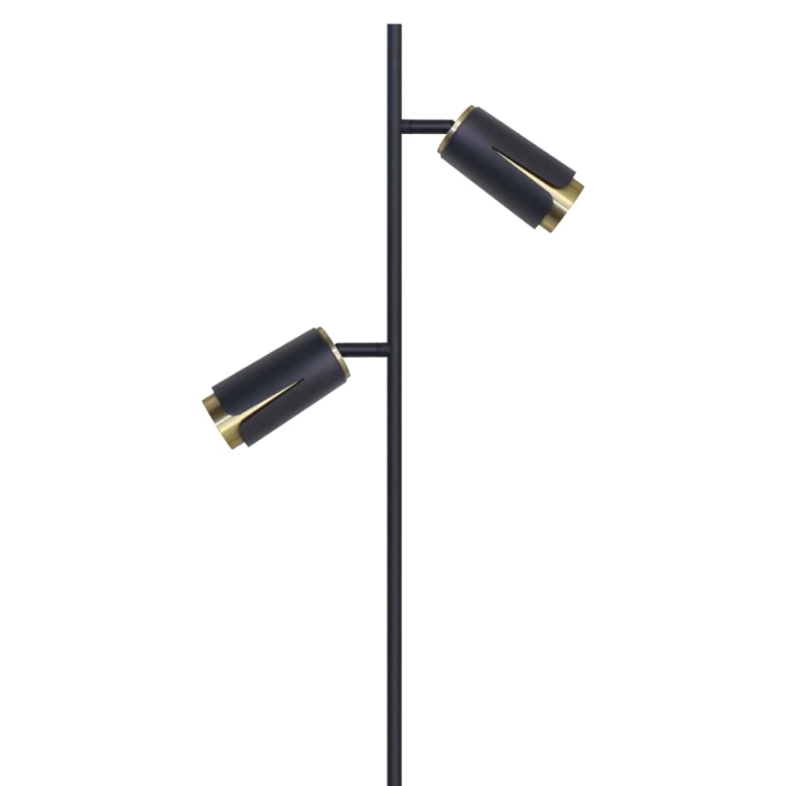 Candeeiro de chão FLOR 2xGU10/8W/230V preto
