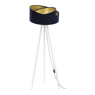 Candeeiro de chão GALAXY 1xE27/60W/230V azul/branco