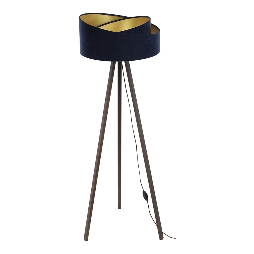Candeeiro de chão GALAXY 1xE27/60W/230V azul/castanho