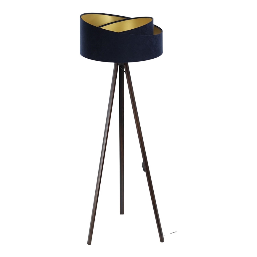 Candeeiro de chão GALAXY 1xE27/60W/230V azul/castanho