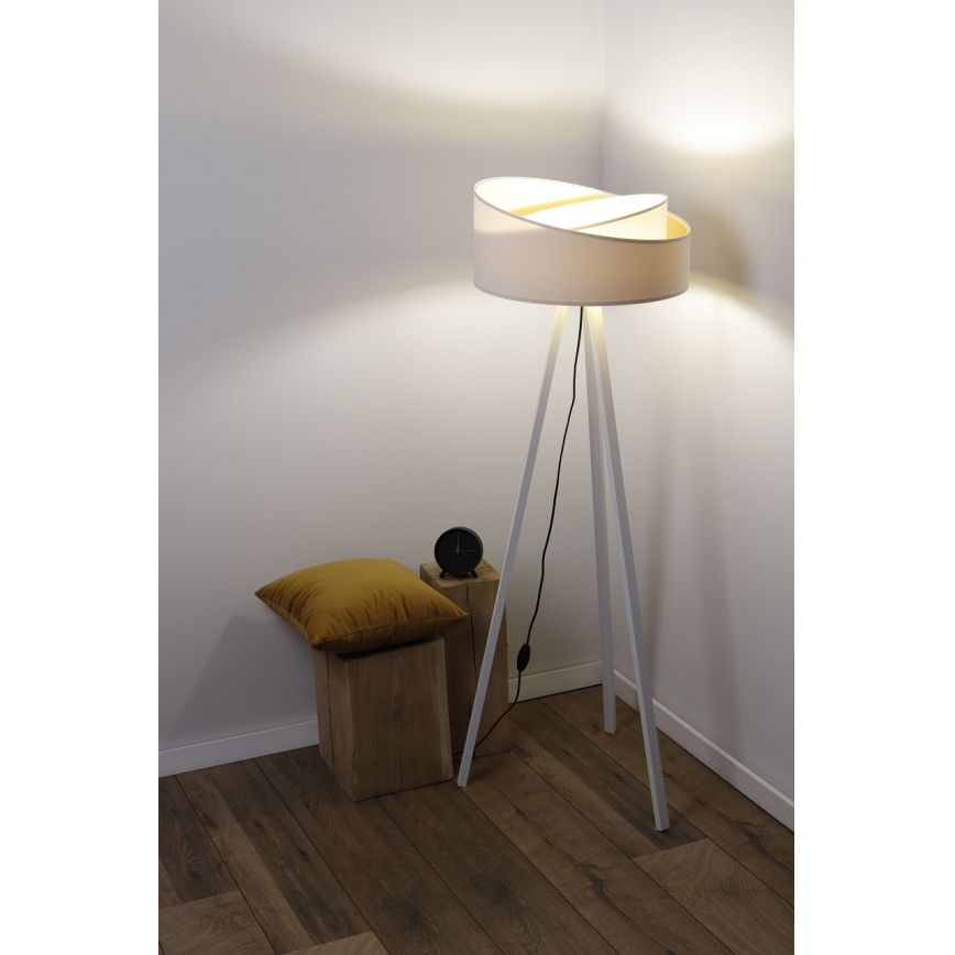 Candeeiro de chão GALAXY 1xE27/60W/230V branco