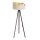 Candeeiro de chão GALAXY 1xE27/60W/230V cremoso/castanho