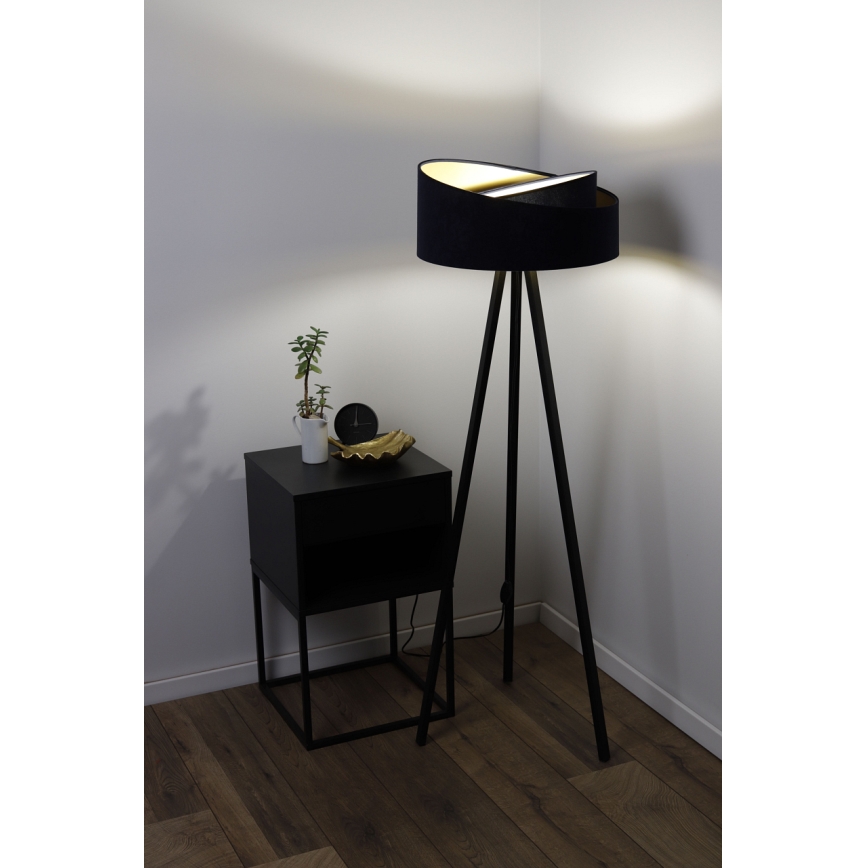 Candeeiro de chão GALAXY 1xE27/60W/230V preto