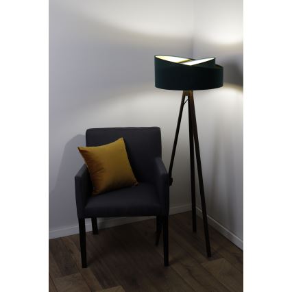 Candeeiro de chão GALAXY 1xE27/60W/230V verde/preto