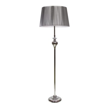 Candeeiro de chão GILLENIA 1xE27/60W/230V prata
