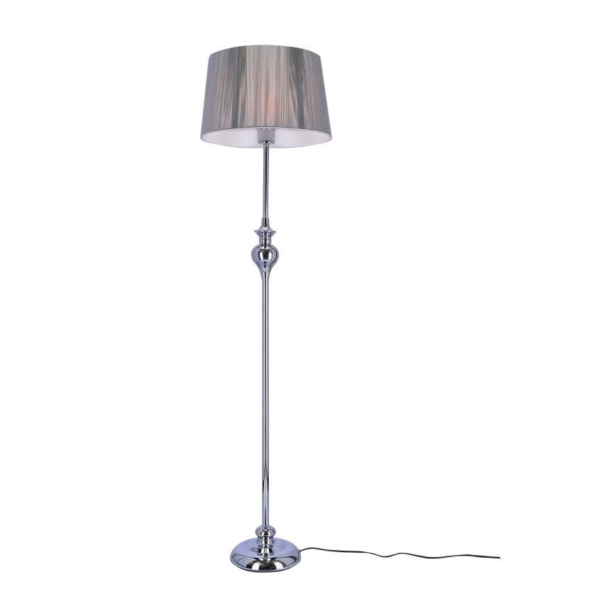 Candeeiro de chão GILLENIA 1xE27/60W/230V prata