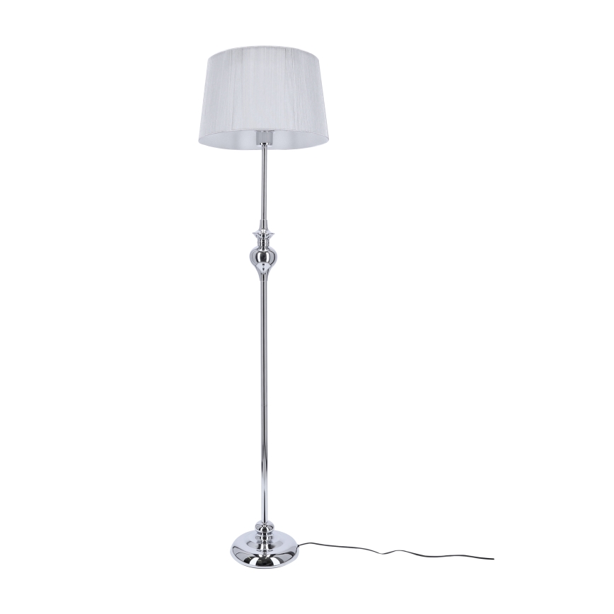 Candeeiro de chão GILLENIA 1xE27/60W/230V prata