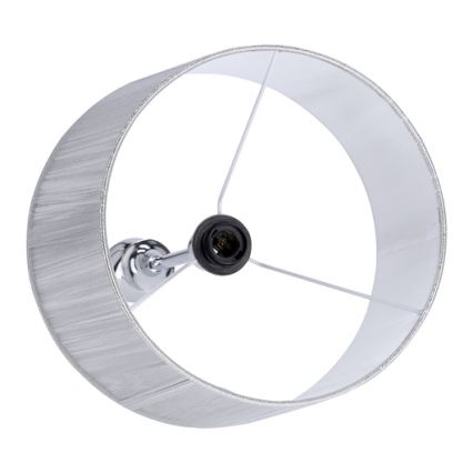 Candeeiro de chão GILLENIA 1xE27/60W/230V prata