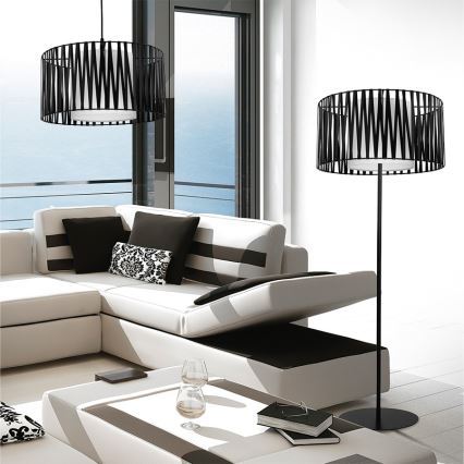 Candeeiro de chão HARMONY BLACK 1xE27/60W/230V