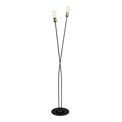 Candeeiro de chão HARVARD 2xE27/15W/230V latão