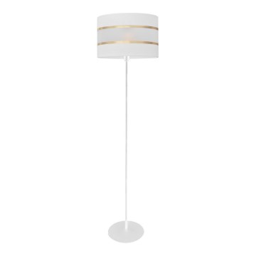 Candeeiro de chão HELEN 1xE27/15W/230V branco/dourado