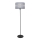 Candeeiro de chão HELEN 1xE27/15W/230V cinzento/preto