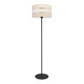 Candeeiro de chão HELEN 1xE27/15W/230V creme/preto/dourado