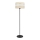 Candeeiro de chão HELEN 1xE27/15W/230V creme/preto/dourado