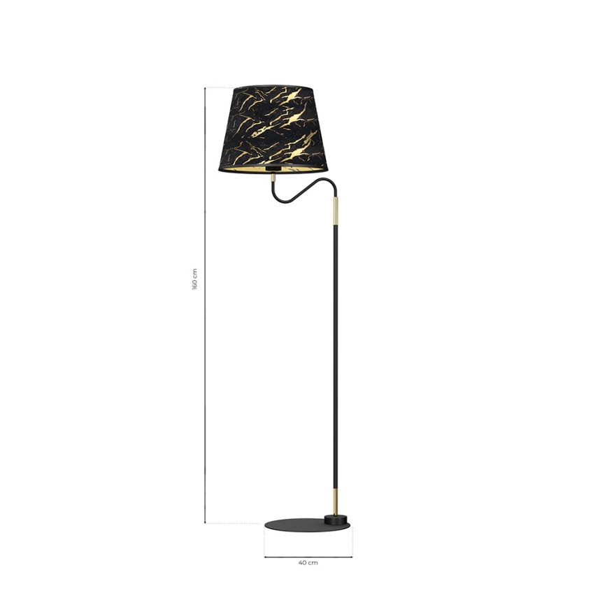 Candeeiro de chão HERMES 1xE27/60W/230V