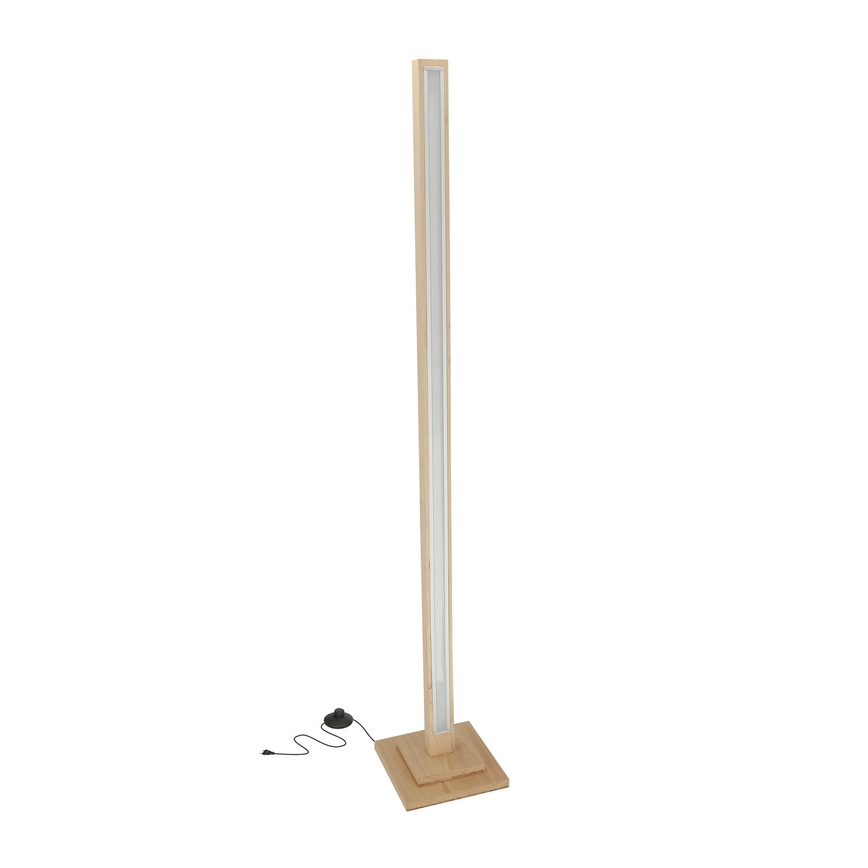 Candeeiro de chão LED ALSET LED/18W/230V faia