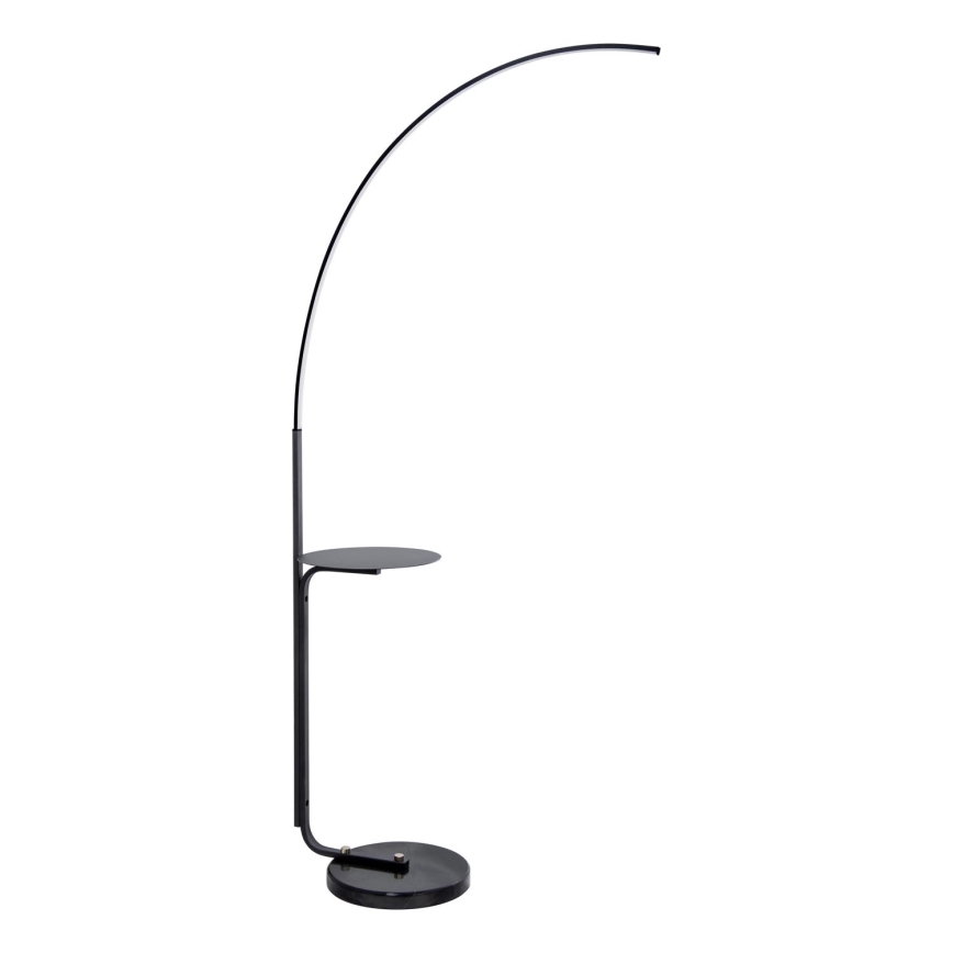 Candeeiro de chão LED com mesa LED/20W/230V 3000-6500K preto