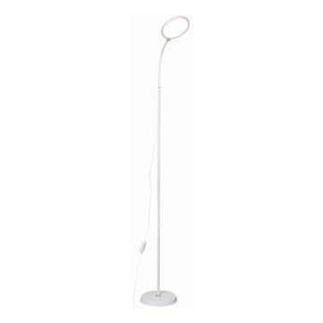 Candeeiro de chão LED com regulação 2em1 LED/10W/230V branco