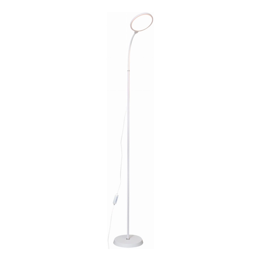 Candeeiro de chão LED com regulação 2em1 LED/10W/230V branco
