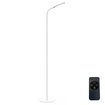 Candeeiro de chão LED com regulação LED/10W/230V 3000/4000/6000K branco + comando