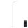 Candeeiro de chão LED com regulação LED/10W/230V 3000/4000/6000K branco + comando