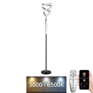 Candeeiro de chão LED com regulação LED/50W/230V 3000-6500K antracite + comando